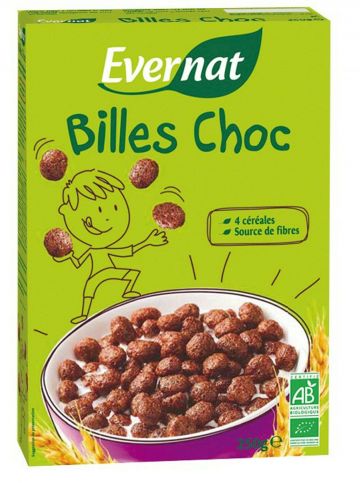 Cereal chocobol 250gr Evernat