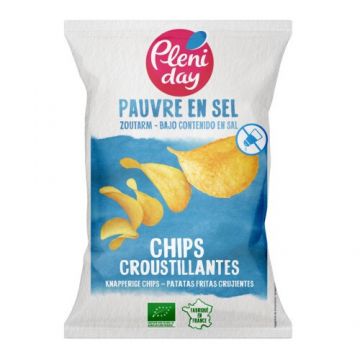 Chips zoutarm 100gr Pleniday