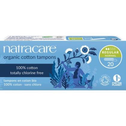 Cotton tampon regular 20st Natracare