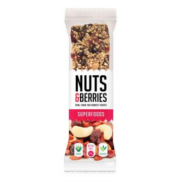 Notenreep superfoods 40gr Nuts&berries
