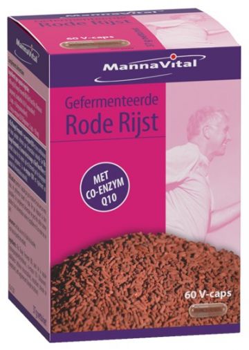 Gef. rode rijst + Q10 60 v-caps Mannavital
