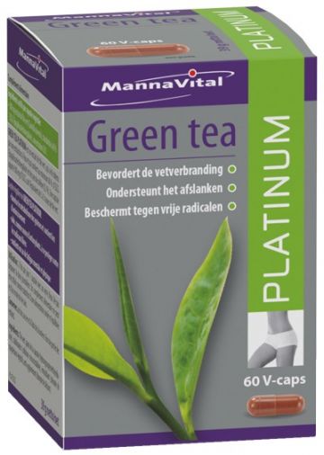 Green tea platinum 60 v-caps Mannavital