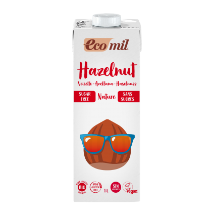 Hazelnootdrink ongezoet 1L Ecomil