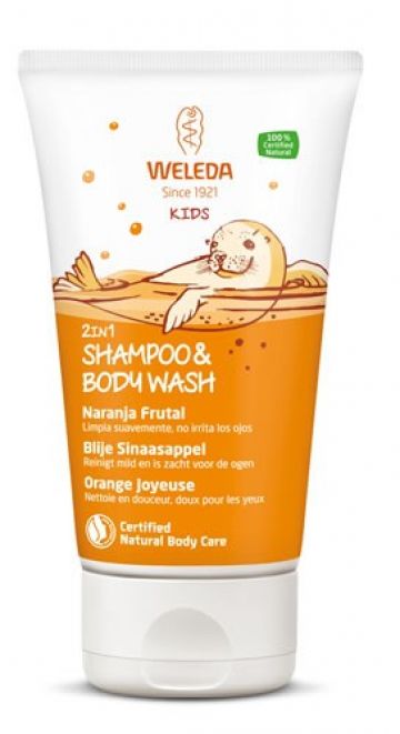 Kids shampoo en body wash 150ml Weleda