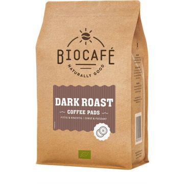 Koffiepads dark roast 36st Biocafé