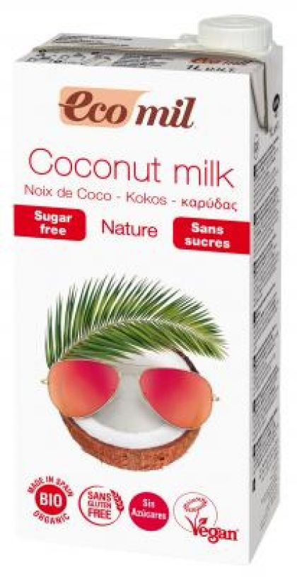 Kokosnootmelk ongezoet 1L Ecomil