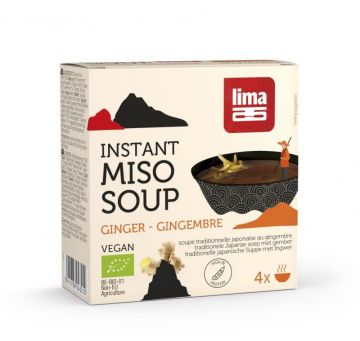 Miso soup instant gember 4x15gr Lima