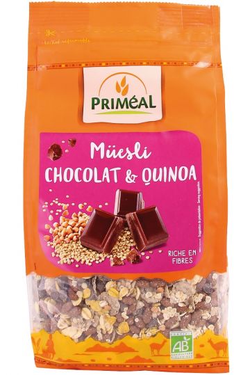 Muesli chocolade-quinoa 350gr Priméal