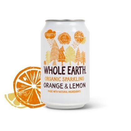 Orange lemon 330ml Whole Earth