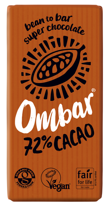 72% cacao 70gr Ombar