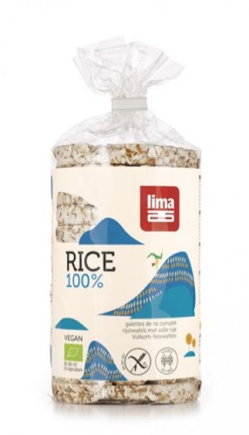 Rijstwafel met zout 100gr Lima