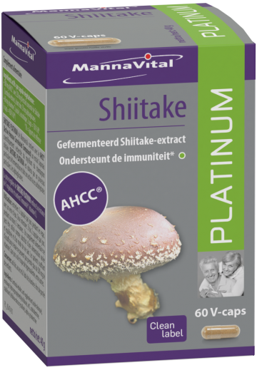 Shiitake Platinum 60 v-caps Mannavital