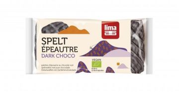 Speltwafel chocolade 90gr Lima