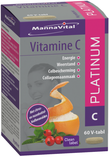 Vitamine C platinum 60 v-tabl Mannavital