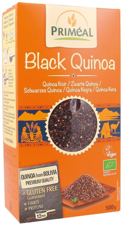 Zwarte quinoa real 500gr Priméal